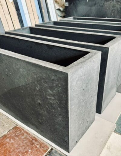 beton virágládák kézzel készített prémium beton kerti elemek